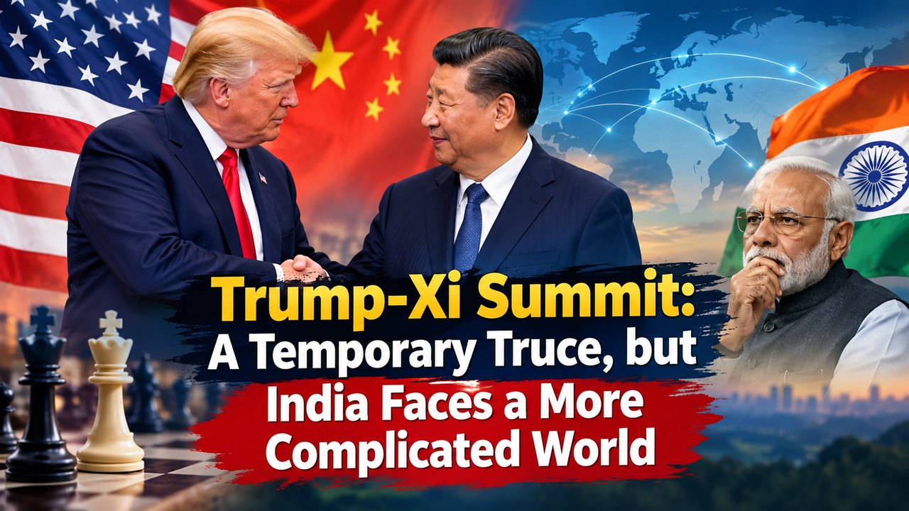 Trump-Xi Summit: A Temporary Truce, but India Faces a More Complicated World