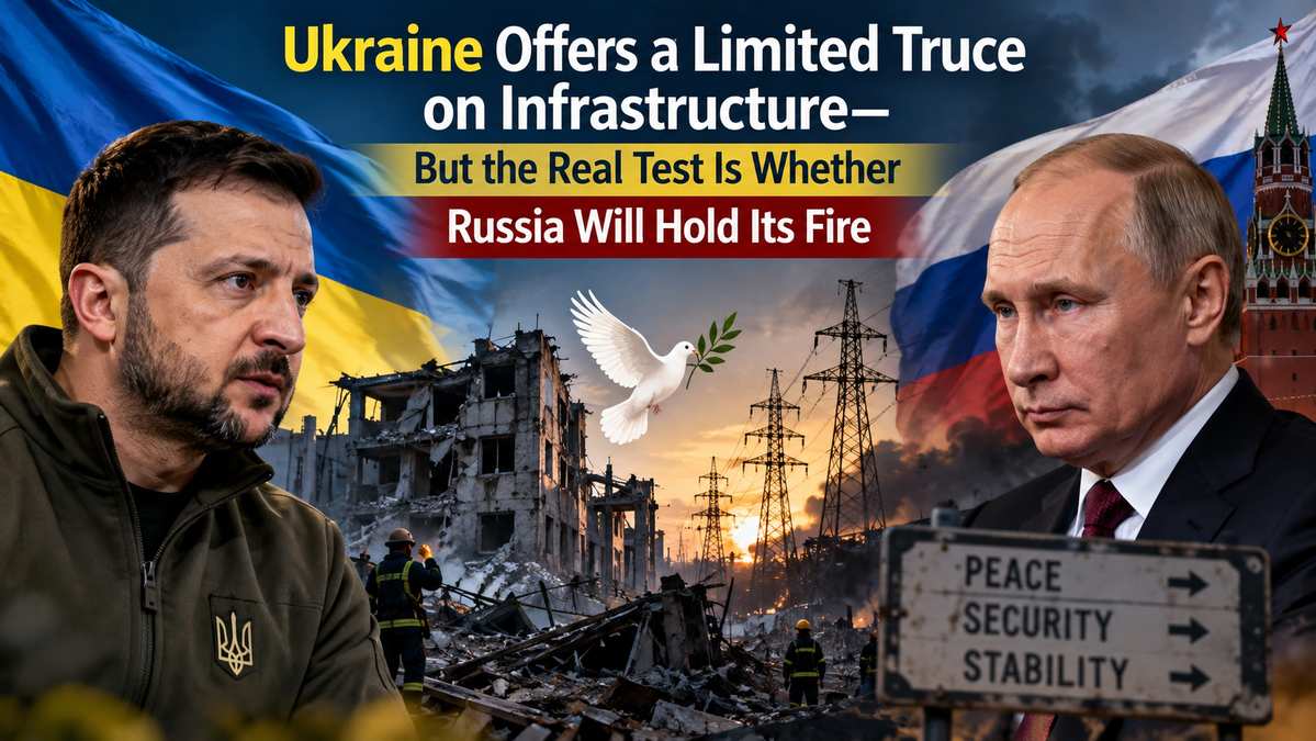 Ukraine Offers a Limited Truce on Infrastructure—But the Real Test Is Whether Russia Will Hold Its Fire